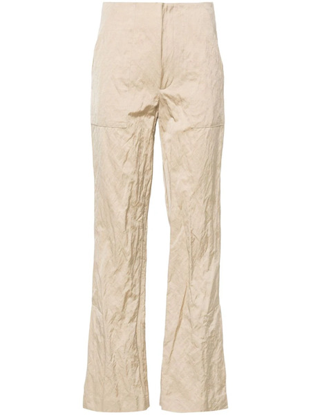  Gauchère Creased Tapered Trousers - Neutrals 