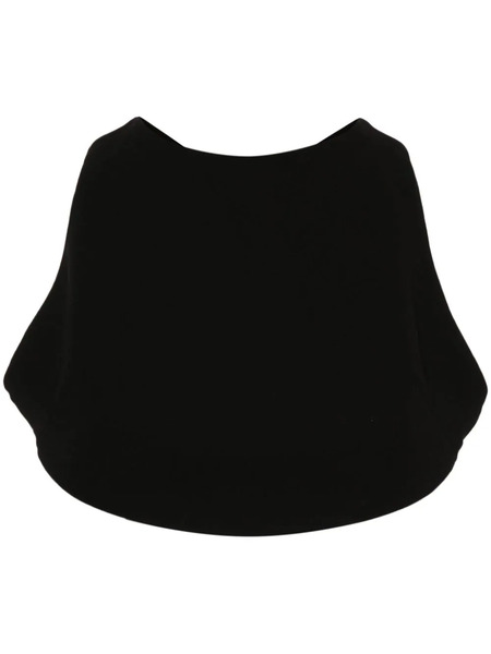 Gauchère Sleeveless Crop Top - Black 