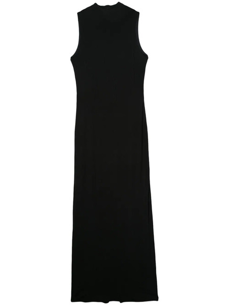  Gauchère Sleeveless Ribbed Dress - Black 