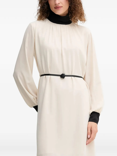  Gaudi Belt Midi Dress - Neutrals 