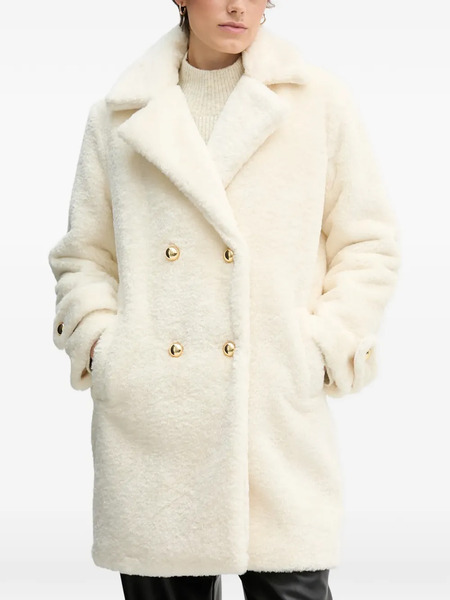  Gaudi Buttoned-cuff Coat - Neutrals 