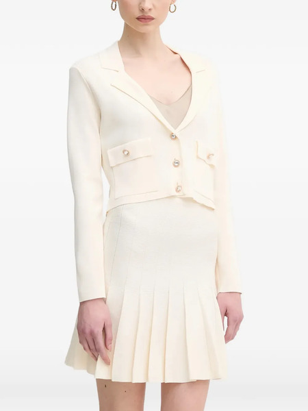  Gaudi Cropped Cardigan - Neutrals 