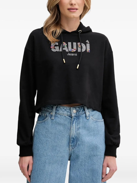  Gaudi Embellished Hoodie - Black 