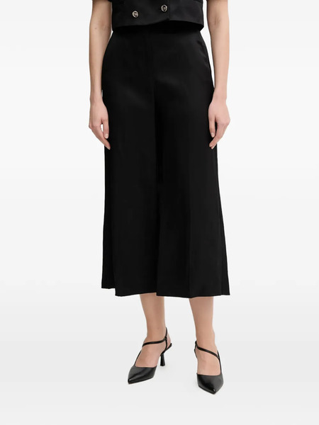 Gaudi Flared Cropped Trousers - Black 