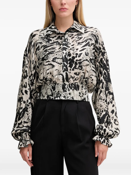  Gaudi Long-sleeved Printed Shirt - Neutrals 