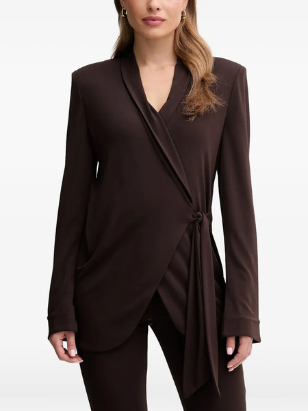  Gaudi Tie-waist Blazer - Brown 