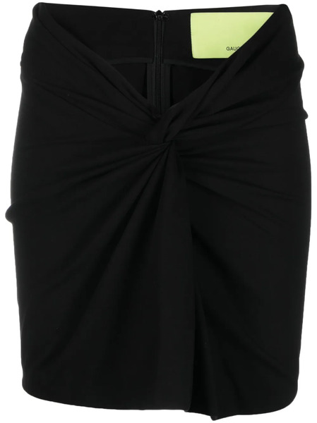  Gauge81 Barina Knot-detailing Miniskirt - Black 