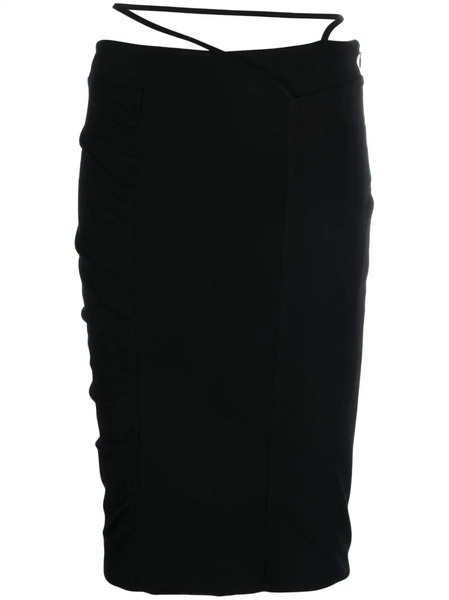  Gauge81 Dayton Ruched Pencil Skirt - Black 