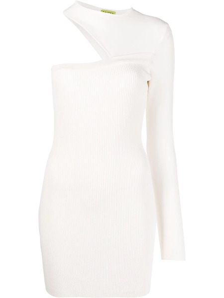  Gauge81 One-shoulder Fitted Dress - White 
