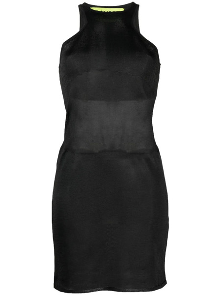  Gauge81 Racerback Semi-sheer Dress - Black 