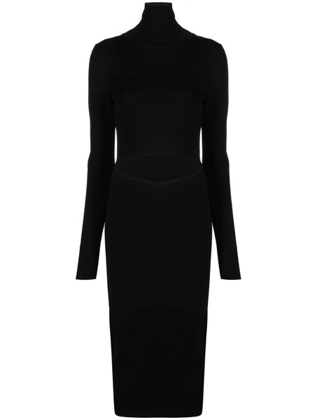  Gauge81 Suno Roll-neck Maxi Dress - Black 