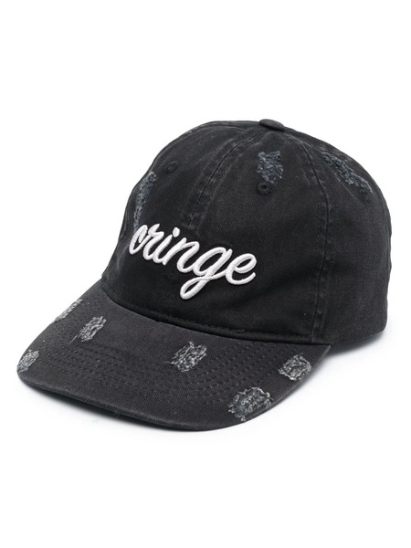  Gcds Cringe Embroidered Baseball Hat - Black 
