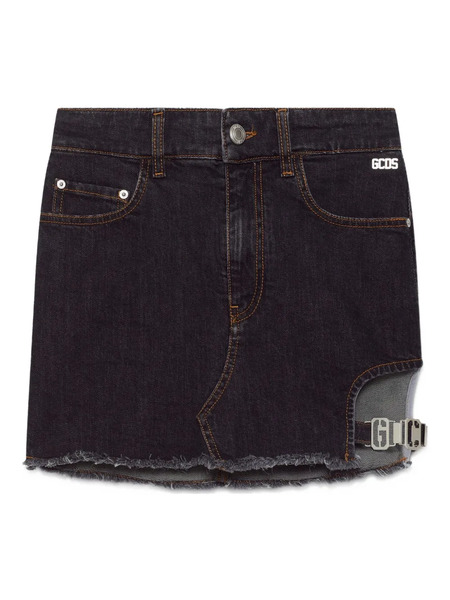  Gcds Denim Miniskirt - Black 