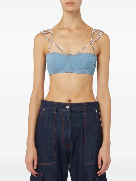  Gcds Denim Top - Blue 