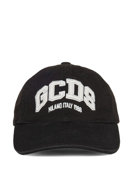  Gcds Kids Logo-embroidered Baseball Cap - Black 