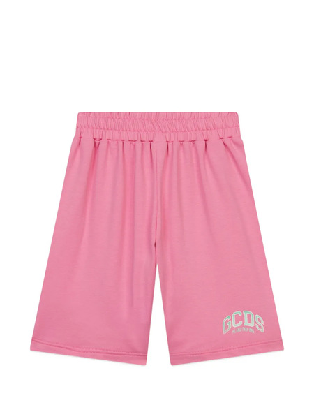  Gcds Kids Logo-print Lounge Shorts - Pink 