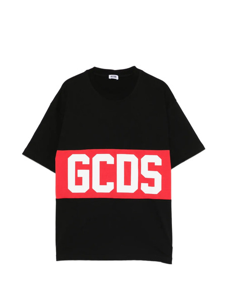  Gcds Kids Logo-print T-shirt - Black 