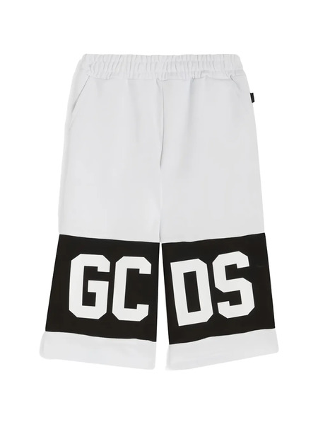  Gcds Kids Logo Shorts - White 