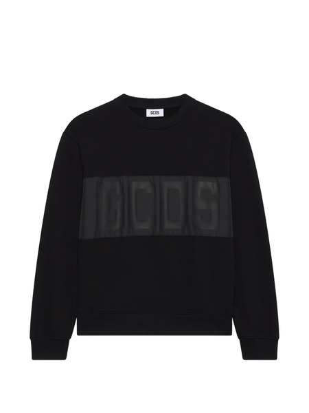  Gcds Logo-band Sweatshirt - Black 