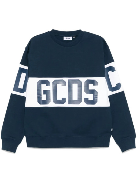  Gcds Logo-band Sweatshirt - Blue 