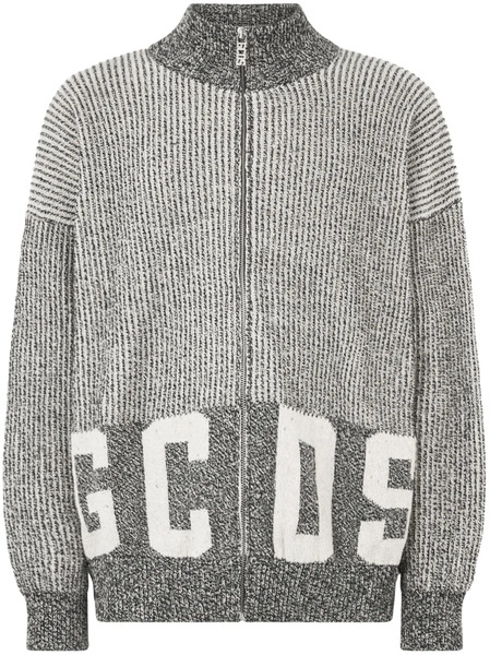  Gcds Logo Cardigan - Grey 