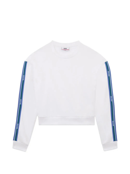  Gcds Logo-detail Sweatshirt - White 