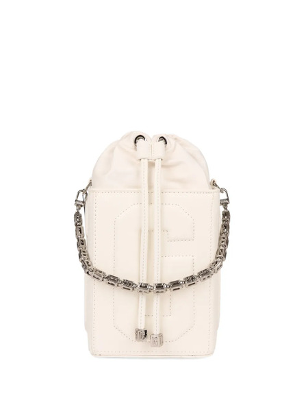  Gcds Logo-embossed Shoulder Bag - White 