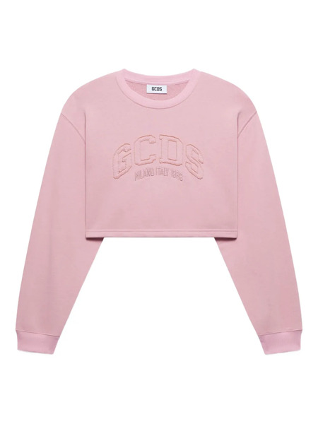  Gcds Logo-embroidered T-shirt - Pink 
