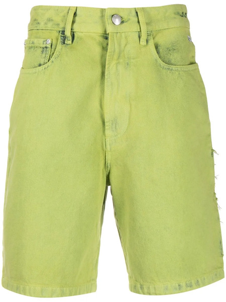  Gcds Logo-patch Cargo Shorts - Green 