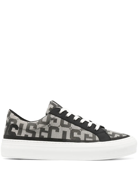  Gcds Logo-print Low-top Sneakers - Black 