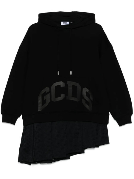  Gcds Logo-print Mini Dress - Black 