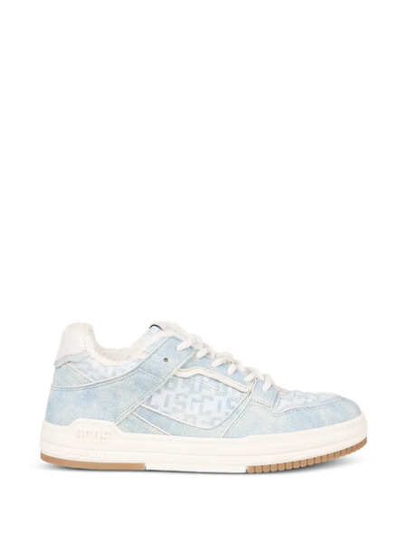  Gcds Logo-print Sneakers - Blue 