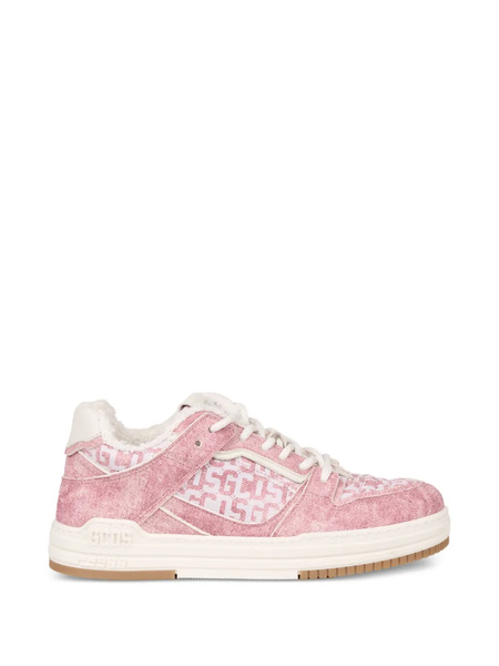  Gcds Logo-print Sneakers - Pink 