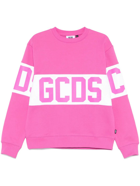  Gcds Logo-print Sweatshirt - Pink 