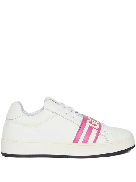  Gcds Logo-strap Sneakers - White 