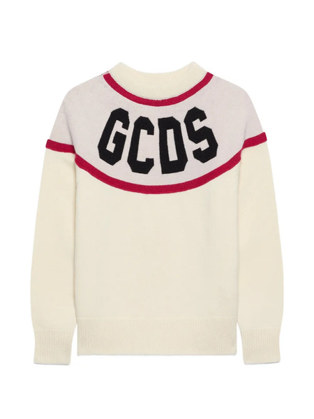  Gcds Logo Sweater - Neutrals 