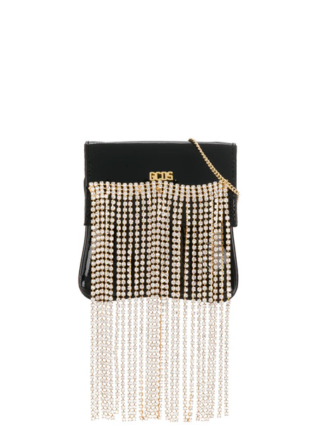  Gcds Mini Rhinestone Crossbody Bag - Black 