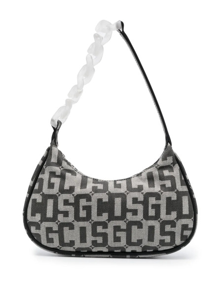  Gcds Monogram Chain-link Shoulder Bag - Black 