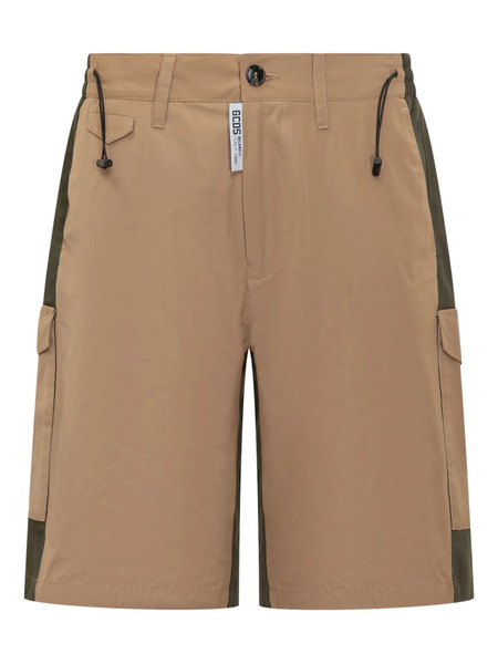  Gcds Panelled Shorts - Neutrals 