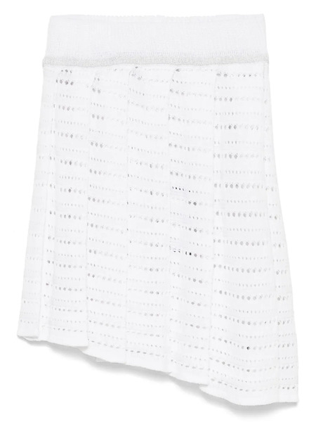  Gcds Pleated Mini Skirt - White 