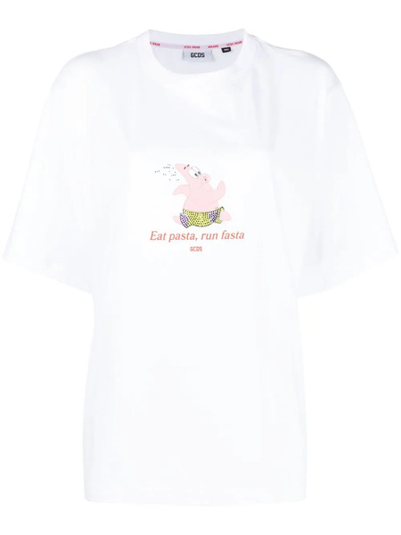  Gcds Slogan-print T-shirt - White 