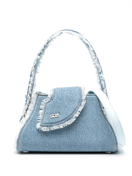  Gcds Small Comma Denim Bag - Blue 