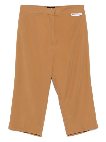  Gcds Tailoring Capri Trousers - Brown 
