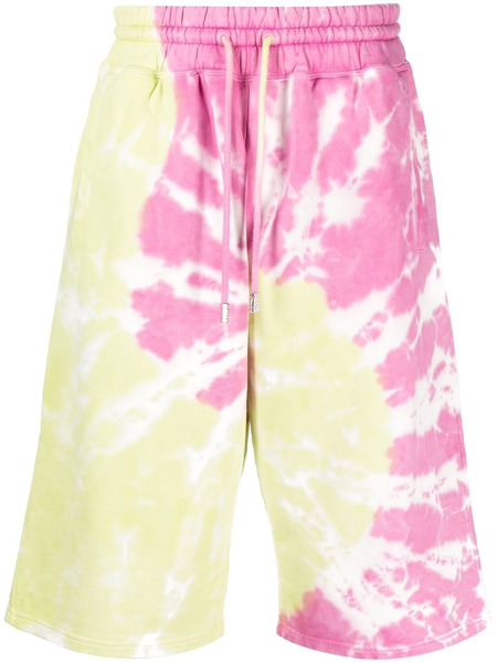  Gcds Tie-dye Print Bermuda Shorts - Pink 