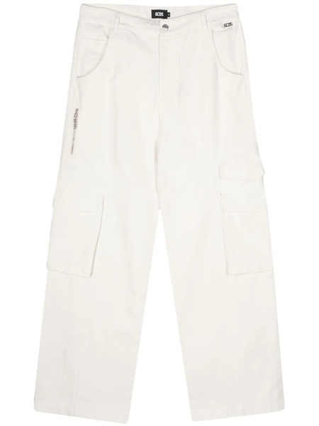  Gcds Ultracargo Wide-leg Trousers - White 
