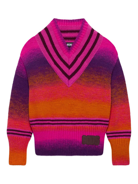  Gcds V-neck Degrade Jumpers - Pink 