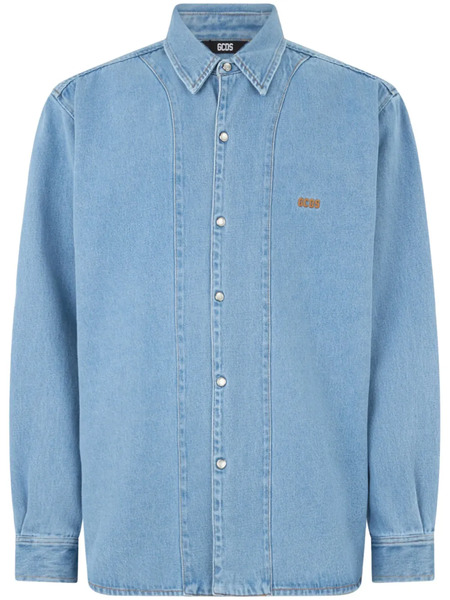  Gcds Wirdo Denim Shirt - Blue 