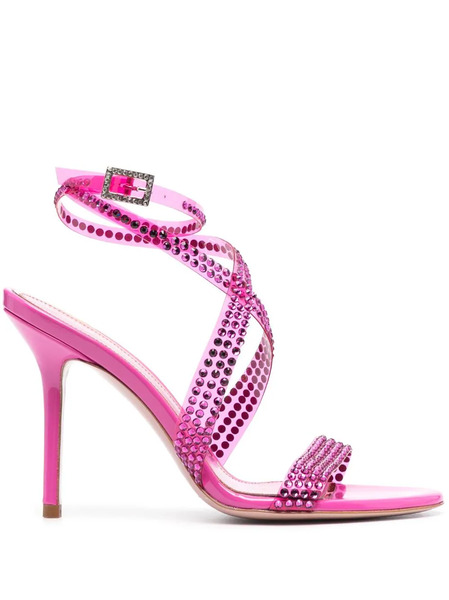  Gedebe Kim 100mm Embellished Sandals - Pink 
