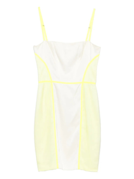  Gemy Maalouf Panelled Mini Dress - Green 