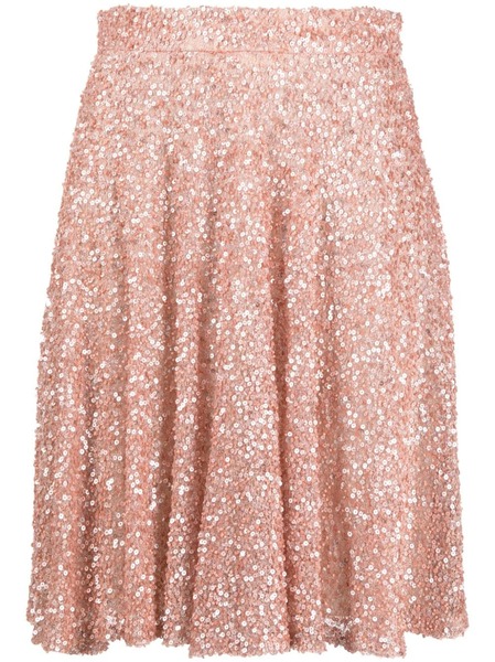  Gemy Maalouf Sequined High-waist Miniskirt - Pink 